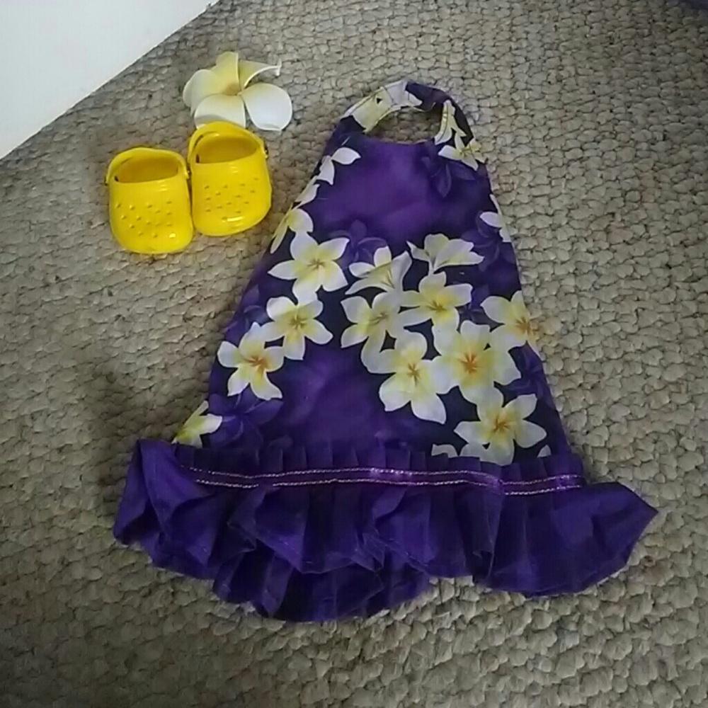 American girl Hawaiian dress outfit