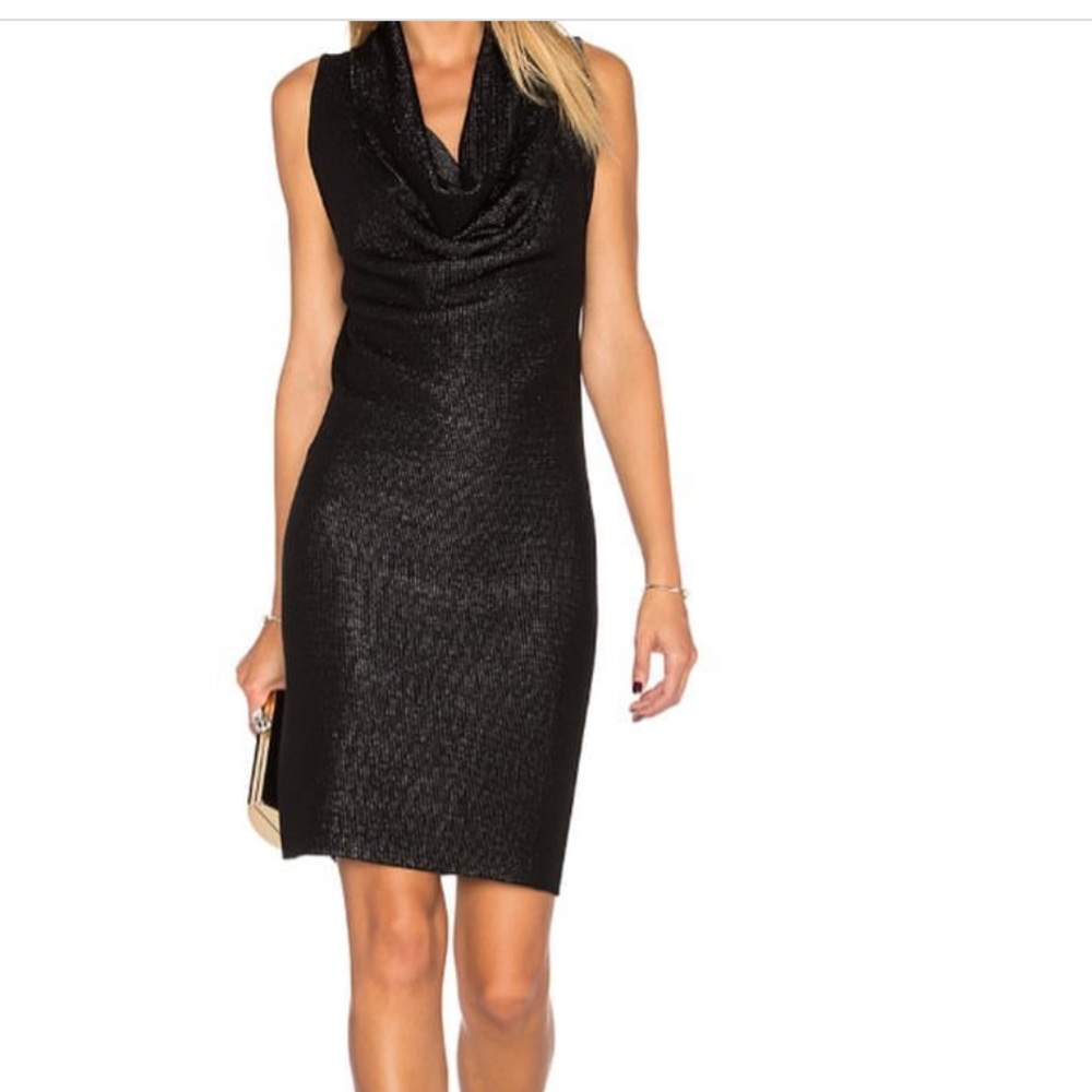 MLV knit sleeveless dress black/silver flecks S