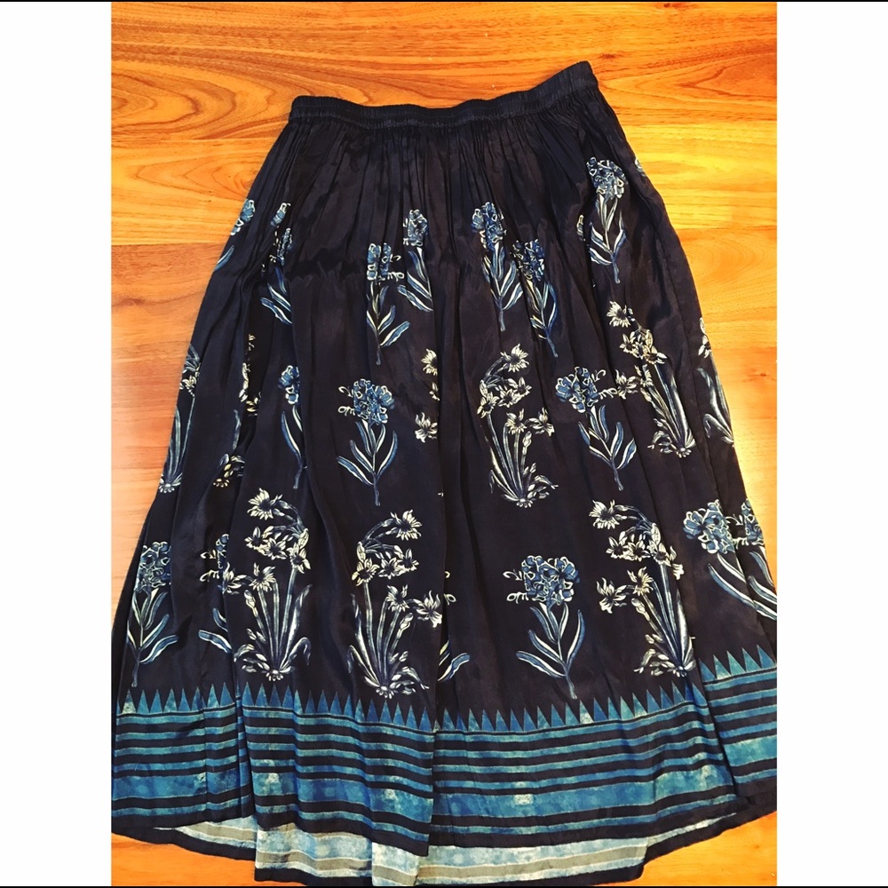 Anthropologie Bohemian Festival Style Skirt