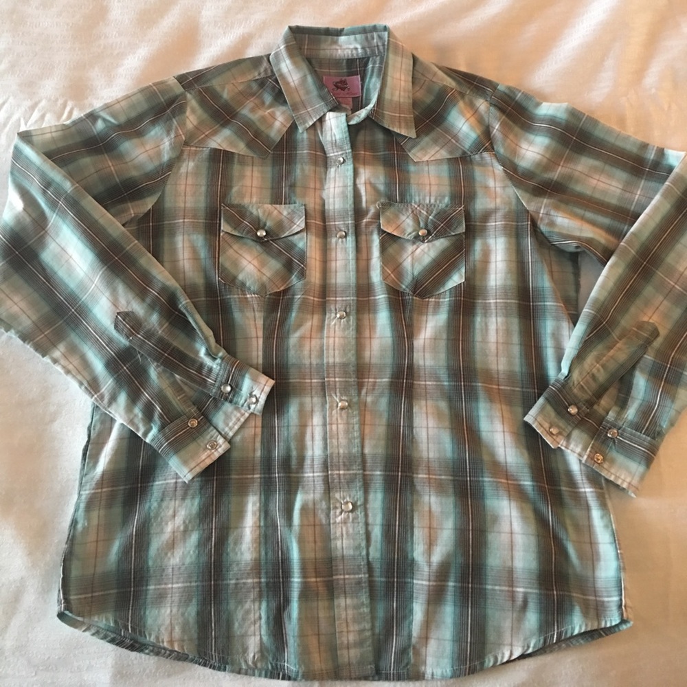Pearl Snap Button Down