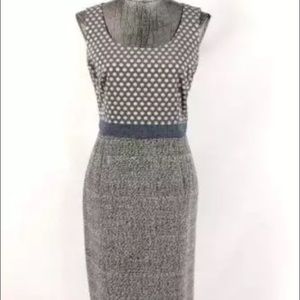 Polka Dot CALVIN KLEIN Sleeveless Cocktail Dress