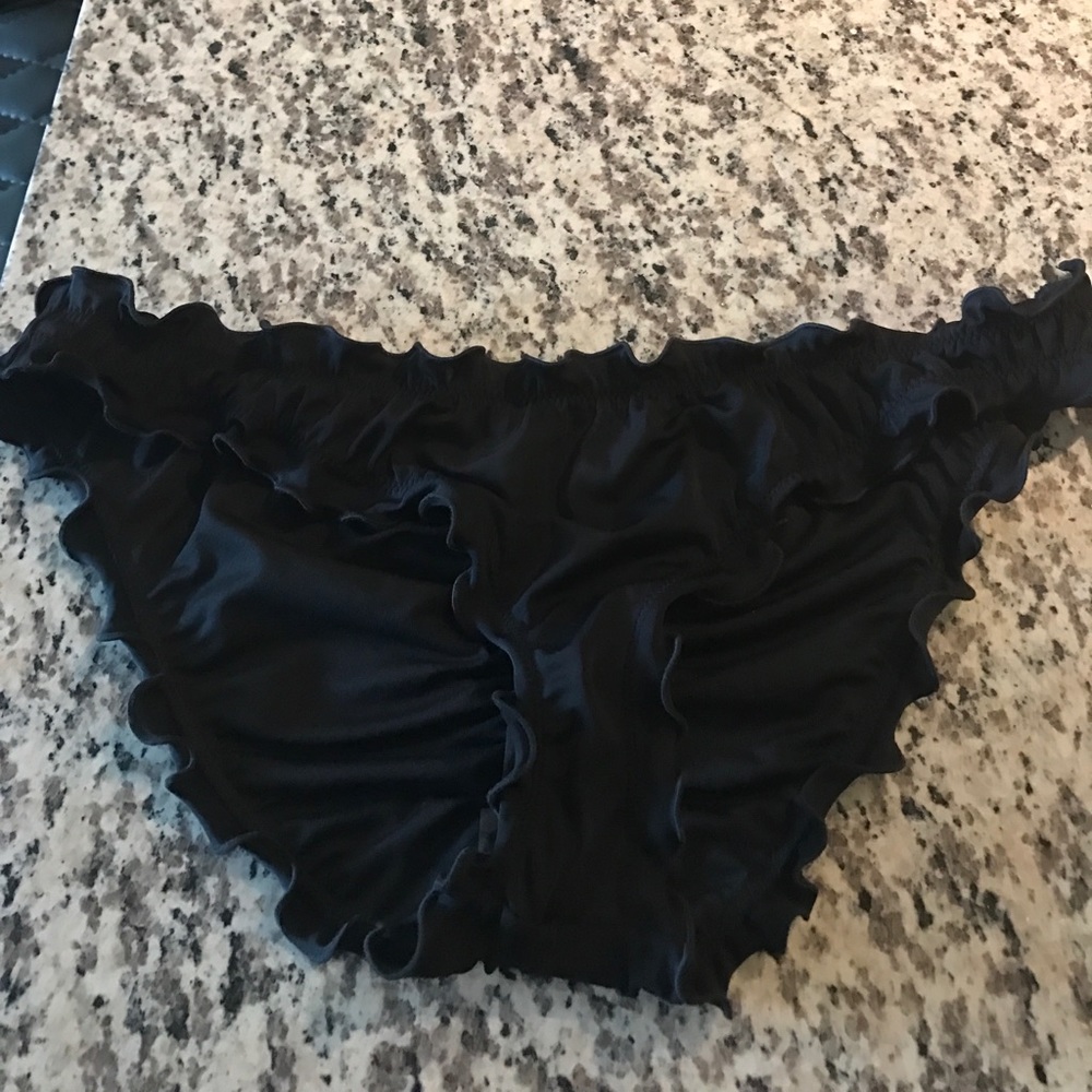 Victoria Secret Ruffle Cheeky Swim Bottoms