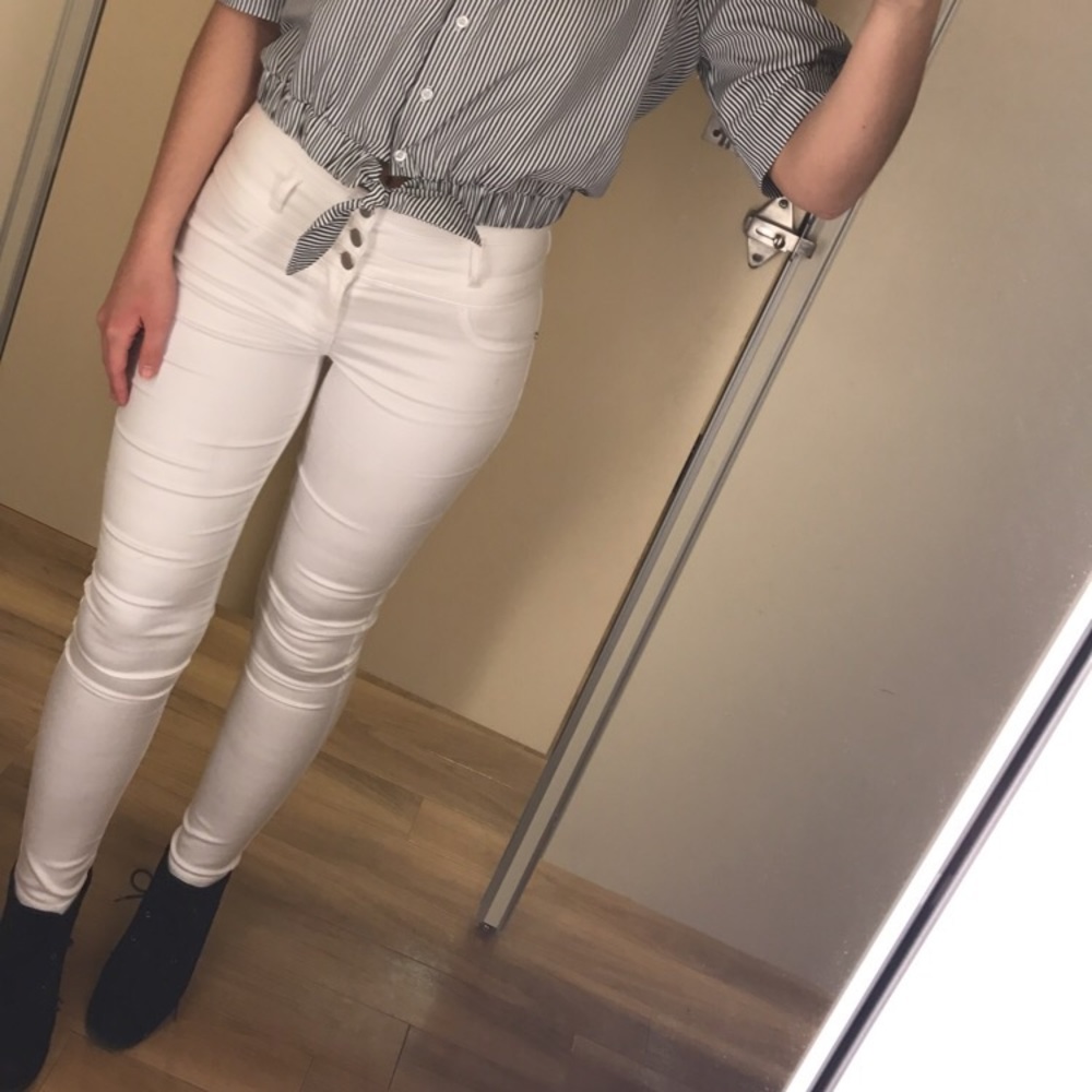 White jeans
