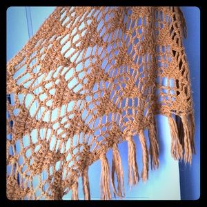 Vintage cutout shawl