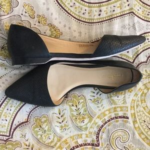 Leather Flats.