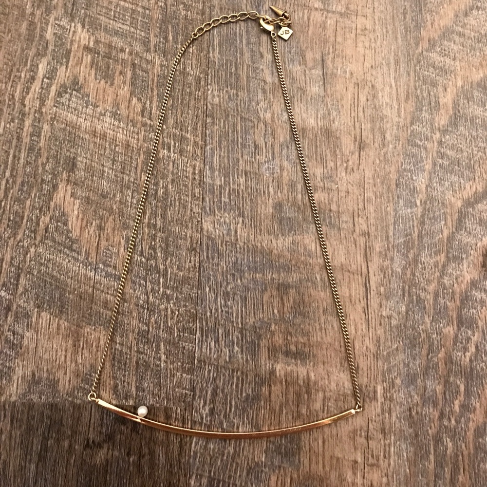 JENNY BIRD MAIGRET GOLD NECKLACE W/ PEARL