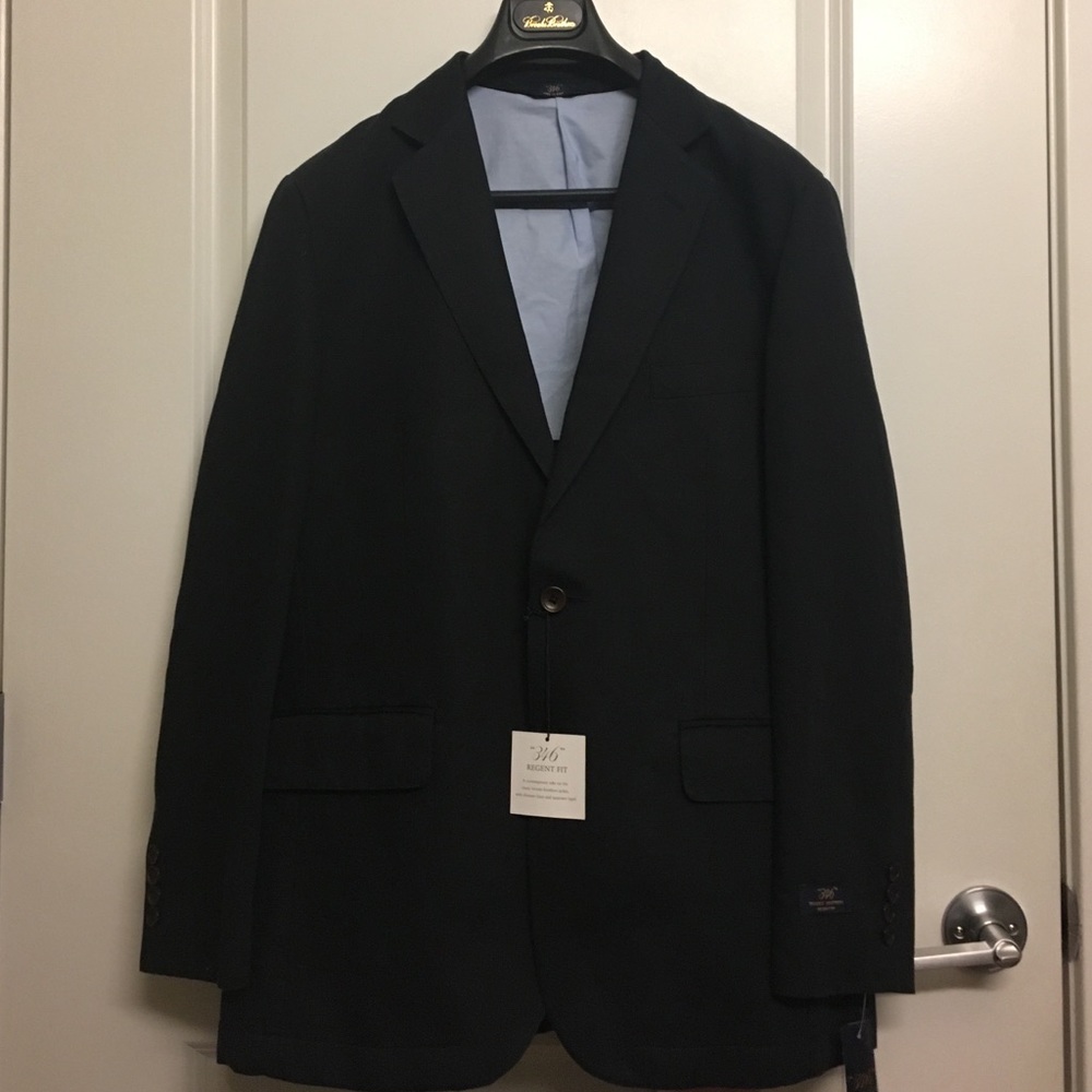 Brooks Brothers 346 Regent Fit Navy Men's Blazer