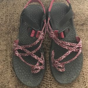 Purple women's Chacos