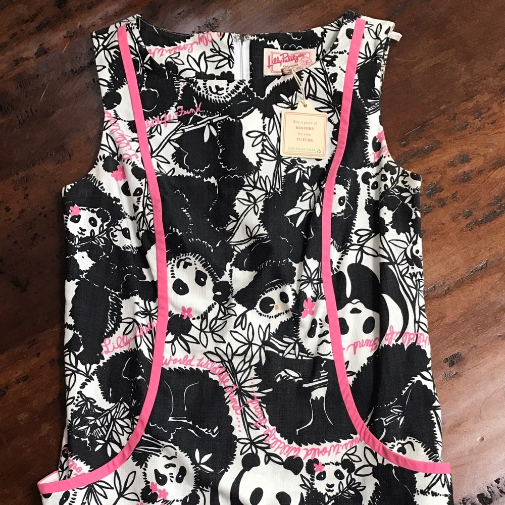 RARE Lilly Pulitzer Orig Pandemonium shift dress 0