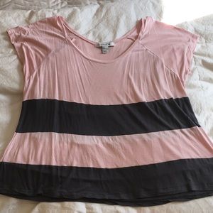 Color block loose tee