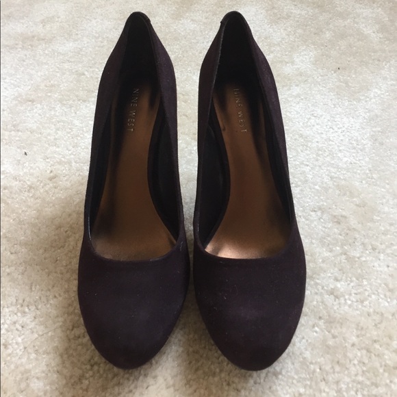 Nine West Brown Pumps Size 8 - Picture 1 of 4