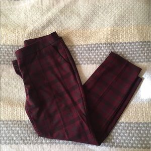 Black, Red and Grey Express Columnist Dress Pants
