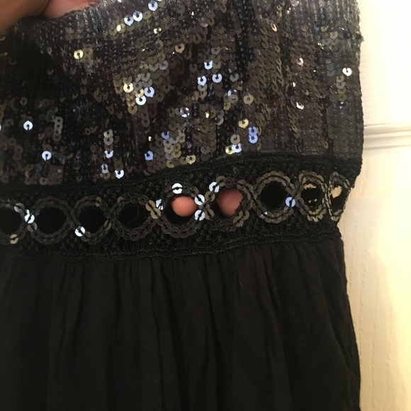 Sequin Cutout Dress, M - Picture 3 of 5