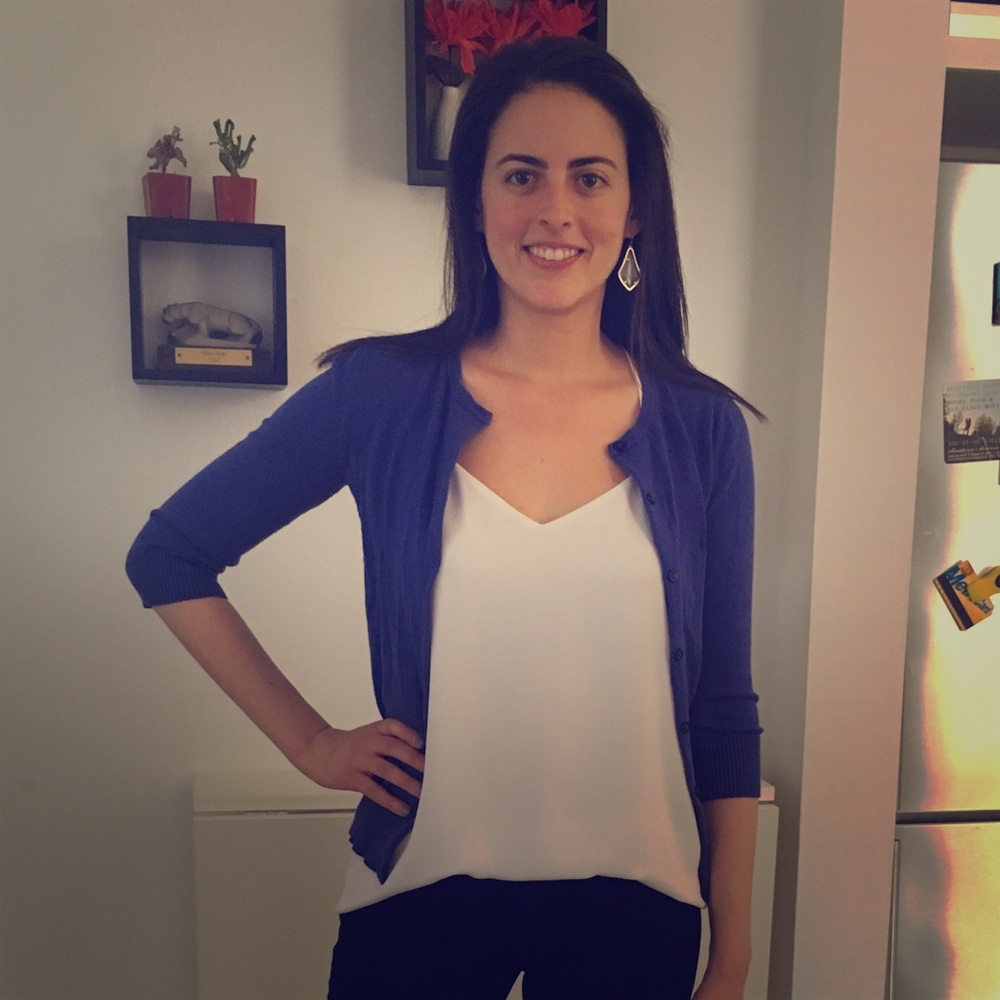 Blue Cardigan