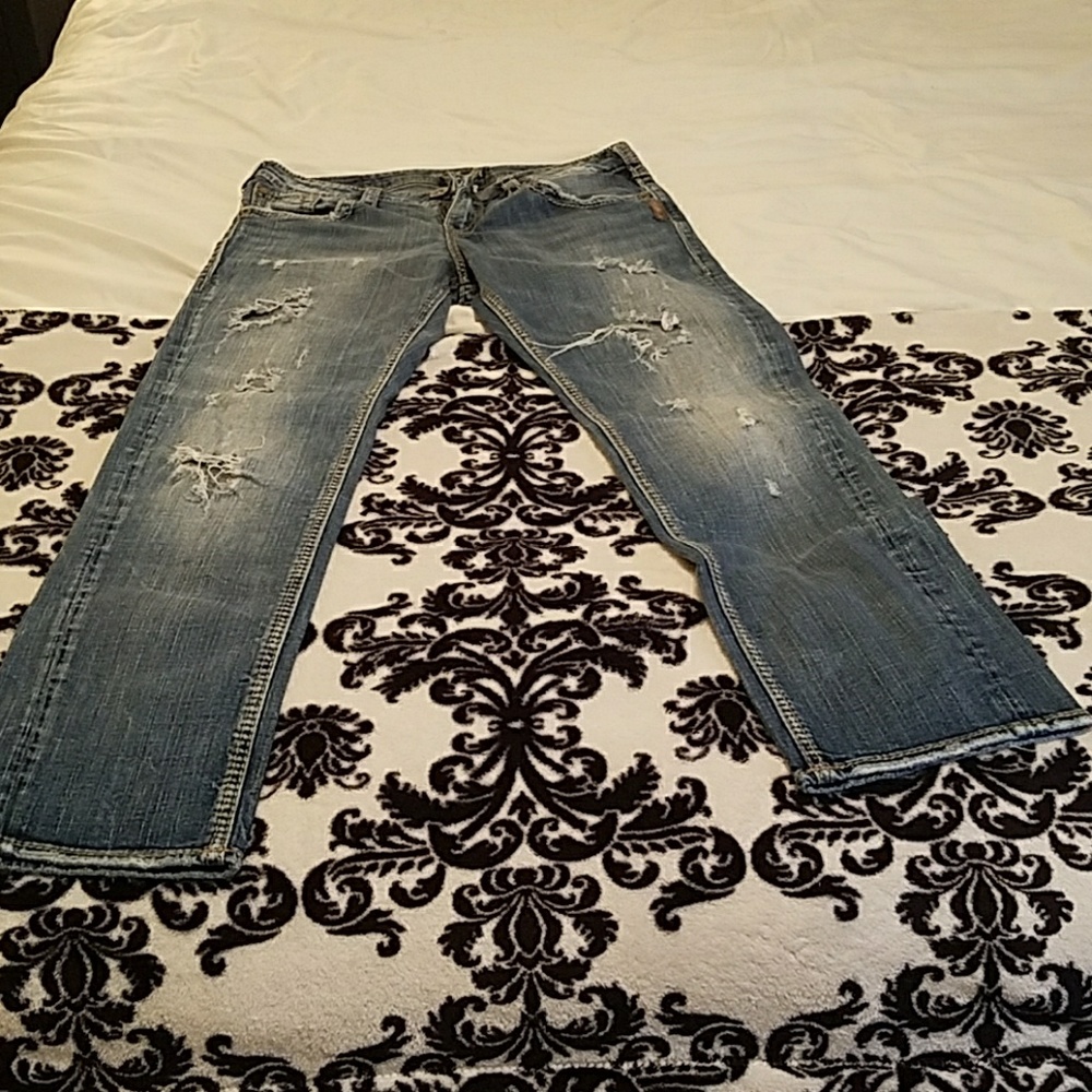 Sam distressed style jeans by Silver