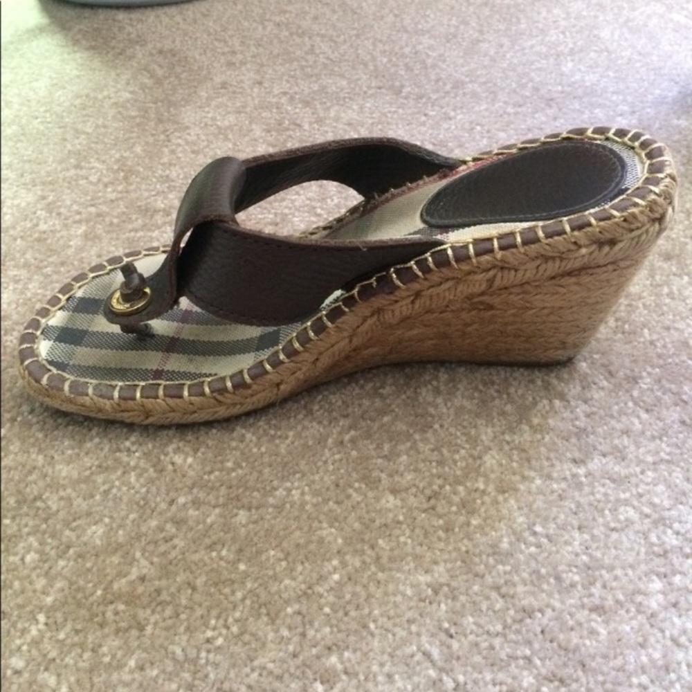 Burberry sandal wedge