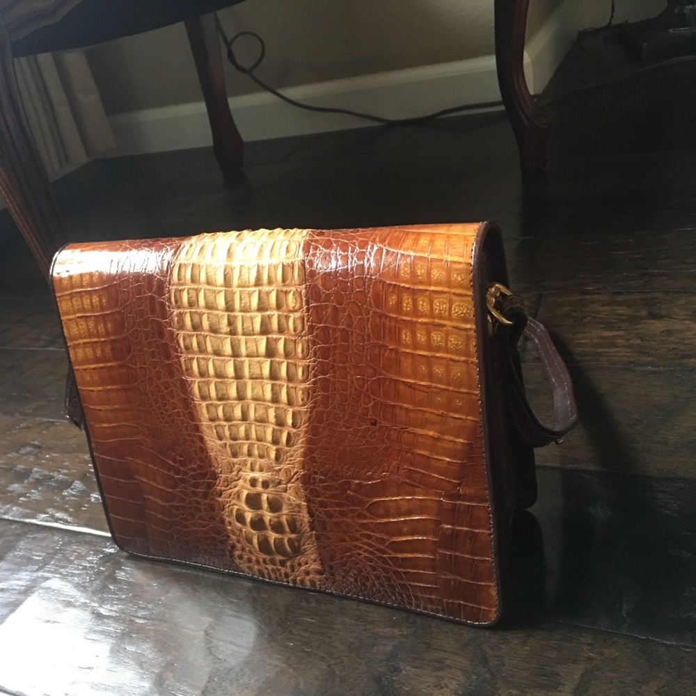 crocodile purse made of farmed crocodile