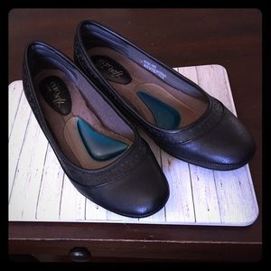 Euro Sofft Black Wedges