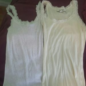 White and yellow tops