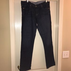 GAP real straight jeans