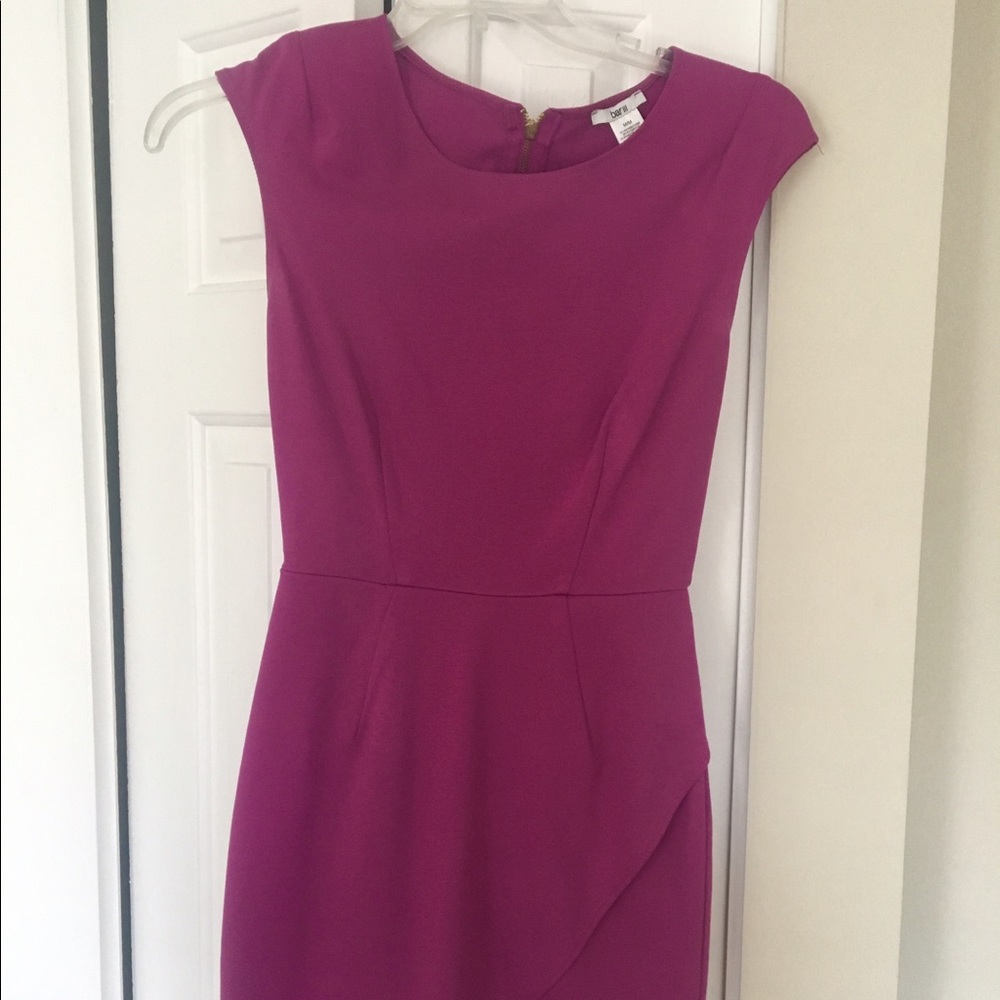 Bar III fuchsia bodycon dress.