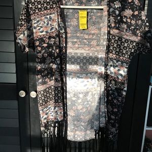 kids floral kimono
