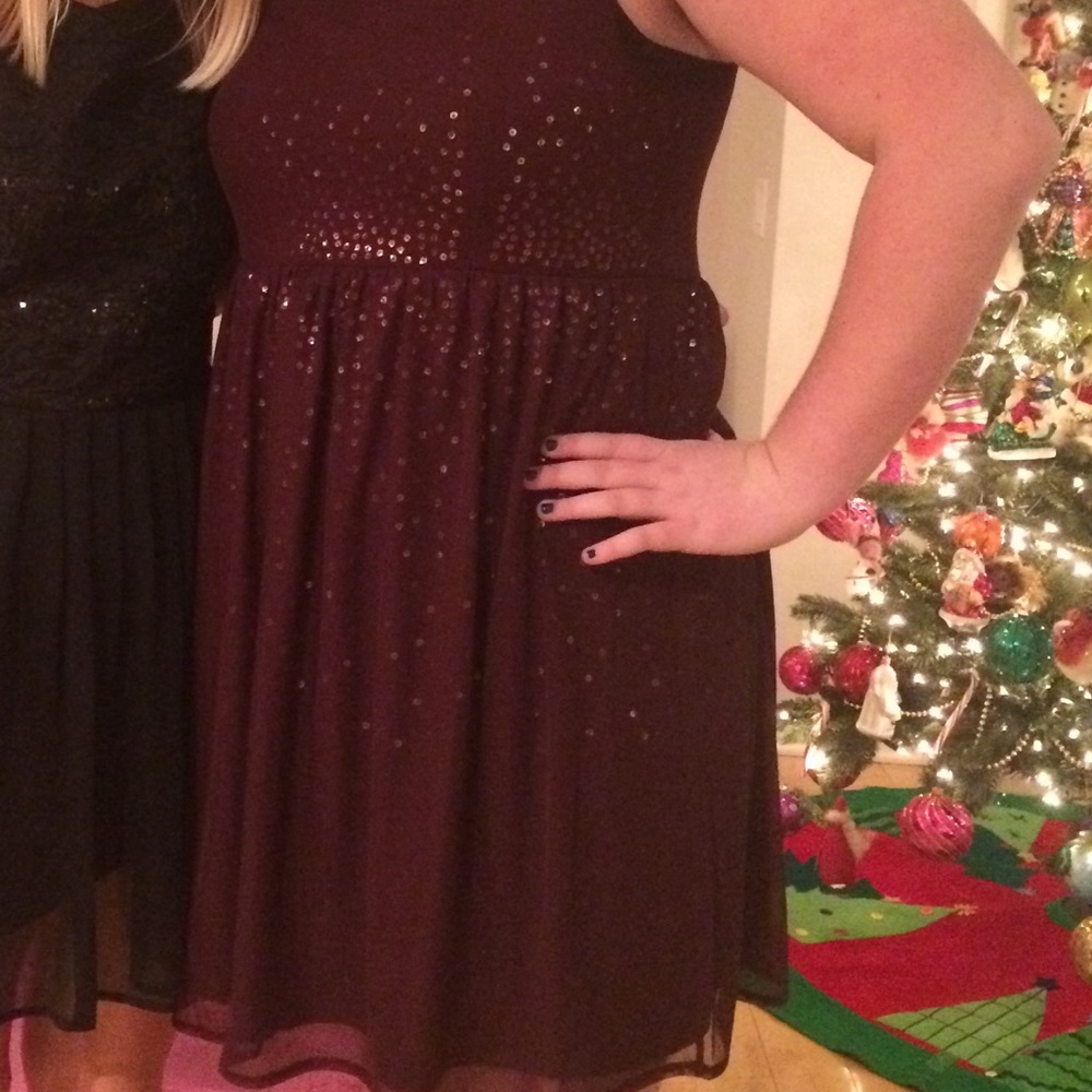 Burgundy Formal Dress
