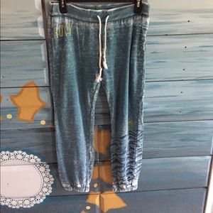 Roxy Teal Ocean Sweatpants