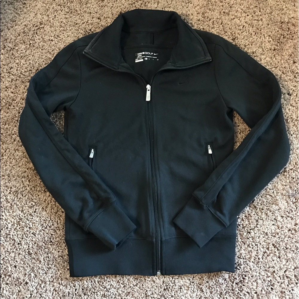 Nike Dri-Fit Black Full Zip