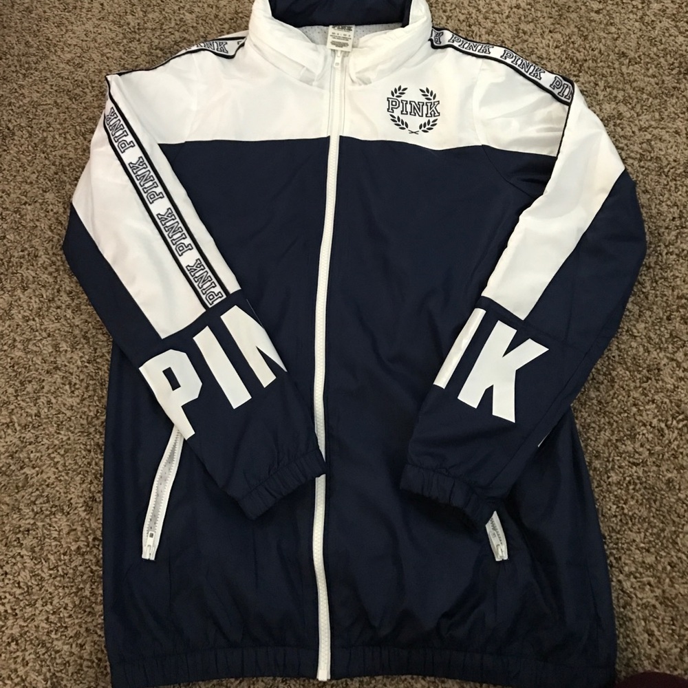 RARE VS PINK ensign full zip anorak