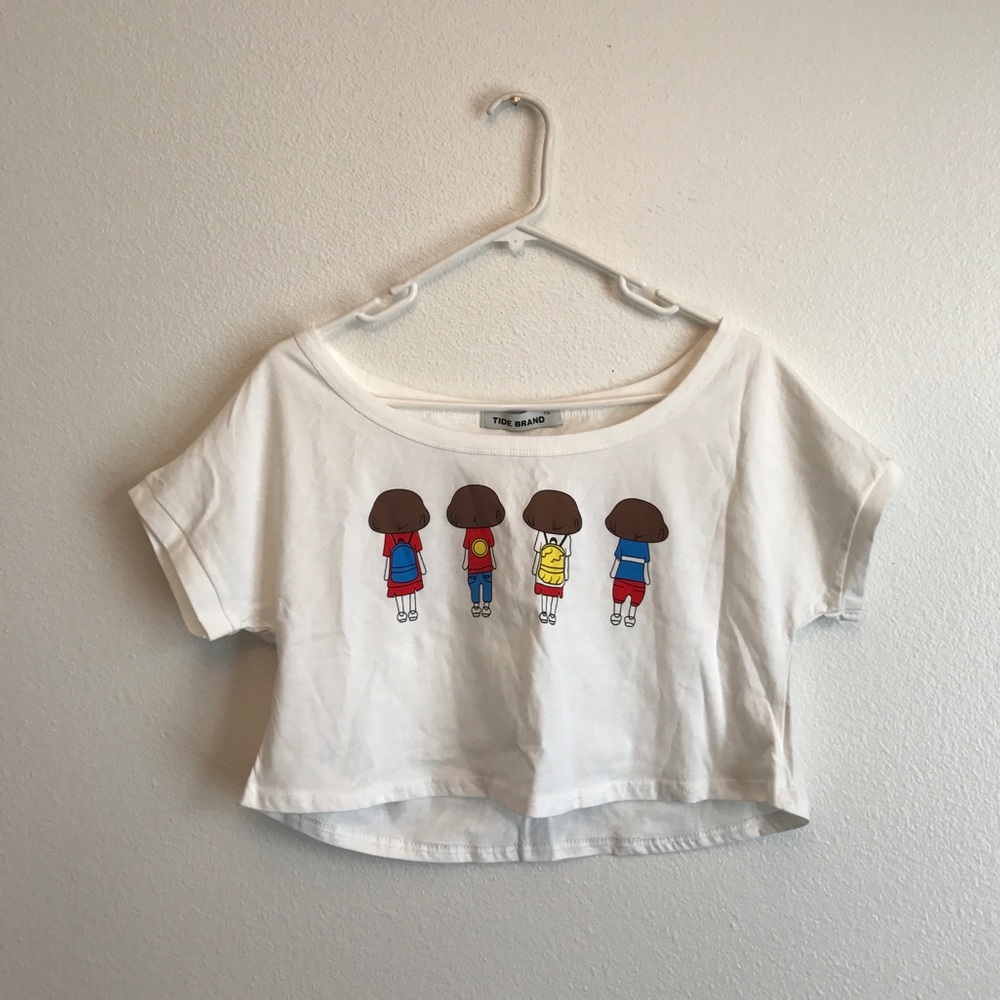 SALE❤️ Cute School Girl Crop Top