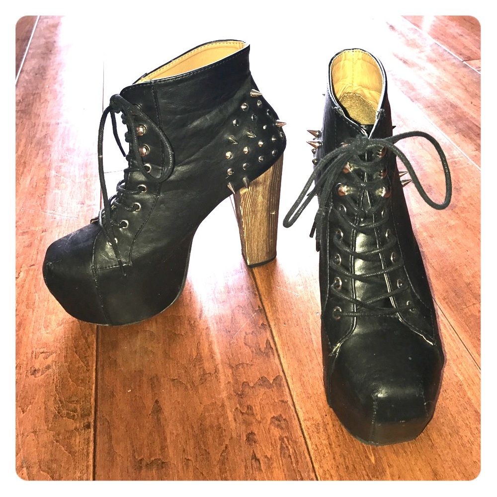 Shoe Republic LA Spiked Platforms
