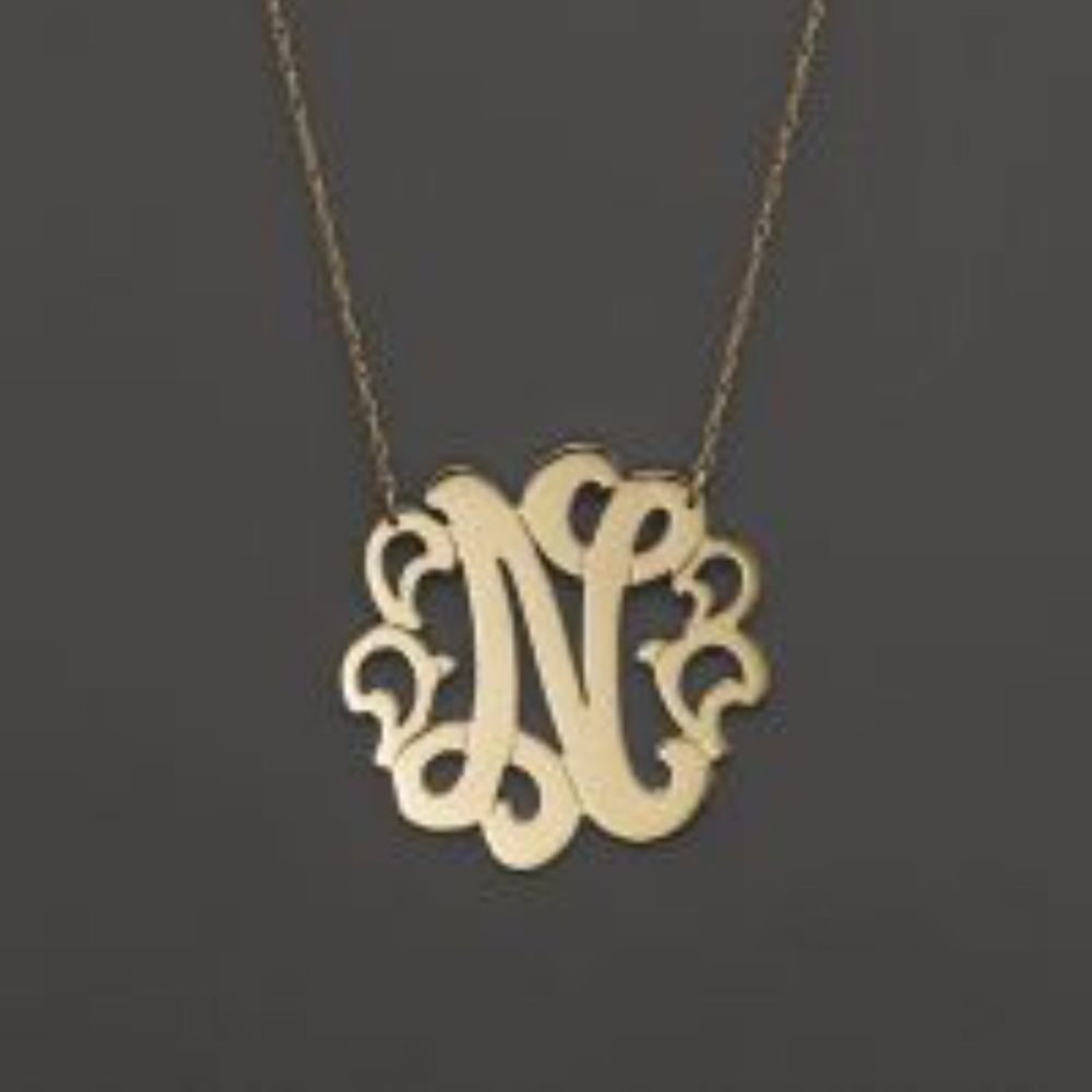 Jennifer Zeuner Initial Necklace