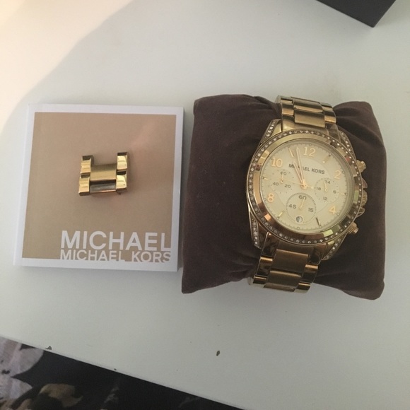 Micheal kors chronograph stainless steel watch
