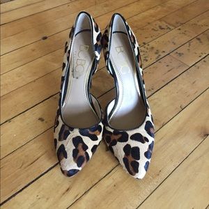 BCBG Paris D'orsay Leopard Heel