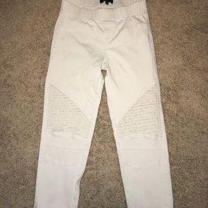 Moto Leggings- off white