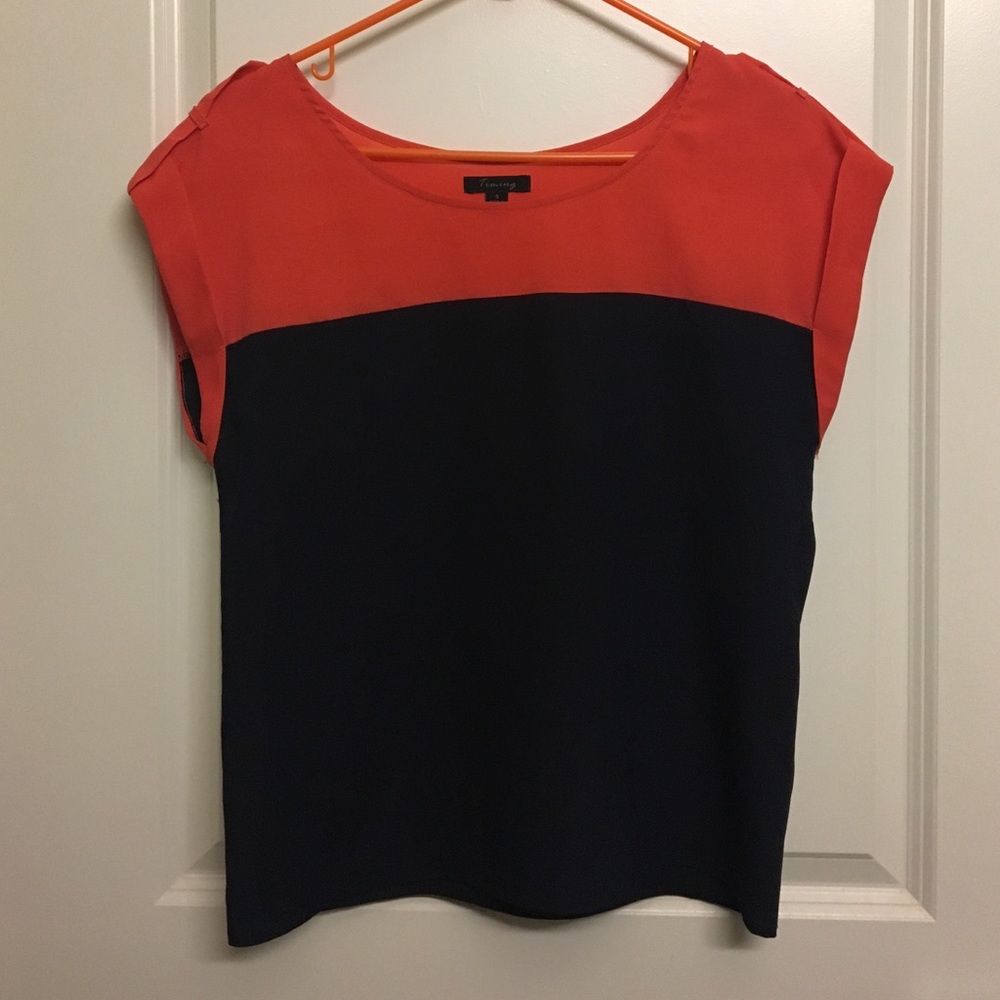 Urban Outfitters Timing Color Block Blouse