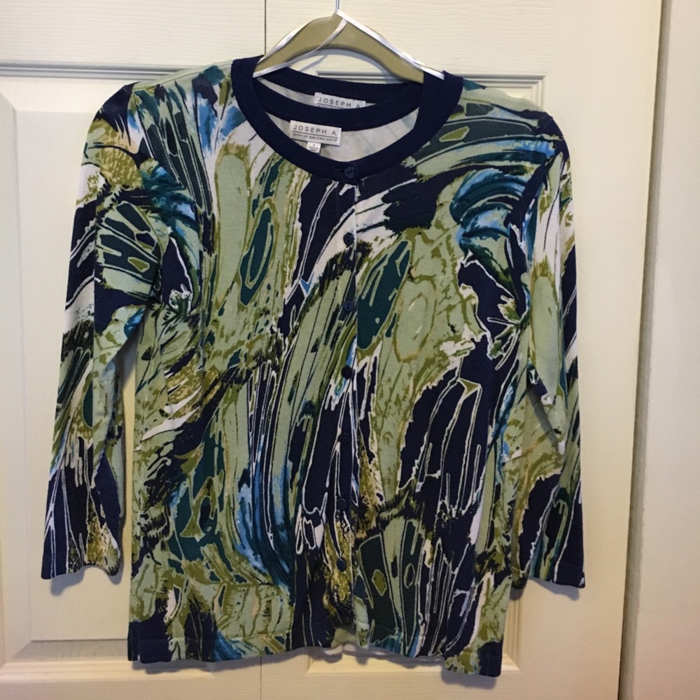 Spring Patterned Sweater Set
