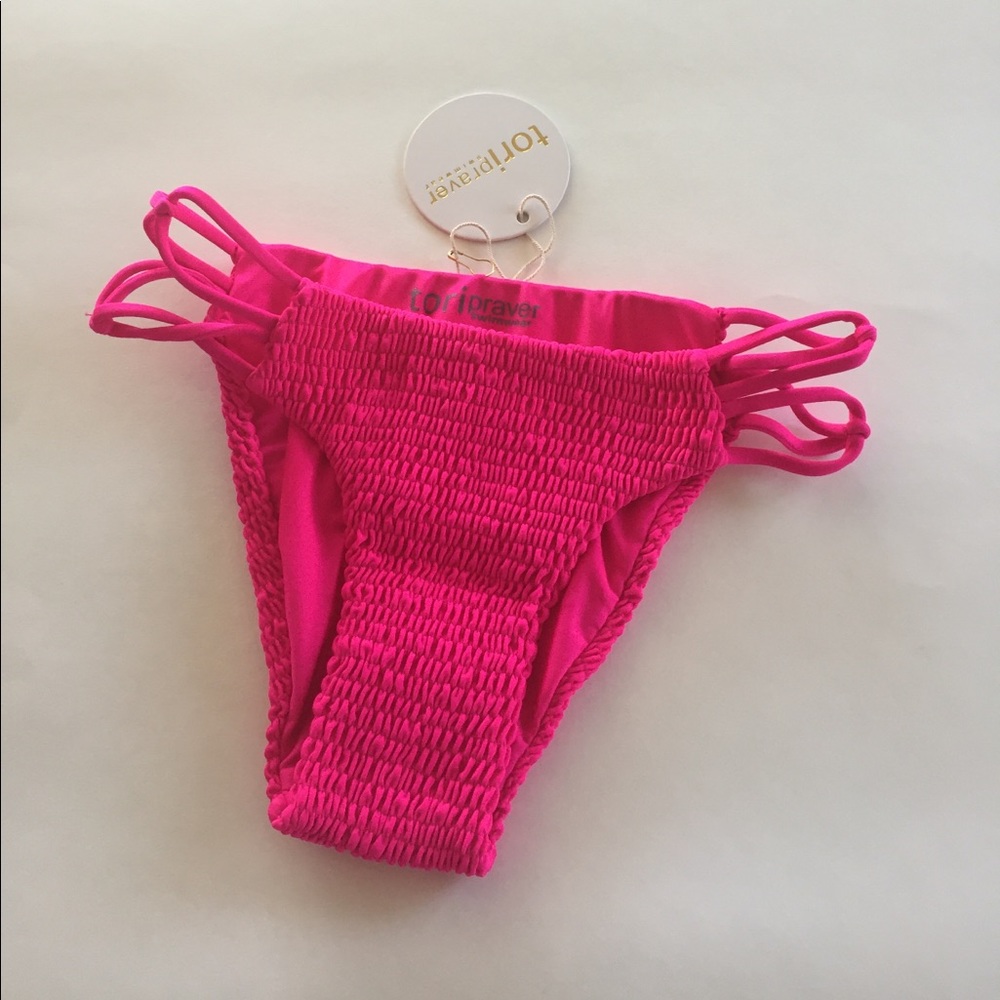 Tori Praver Nanda bikini bottoms in pitaya