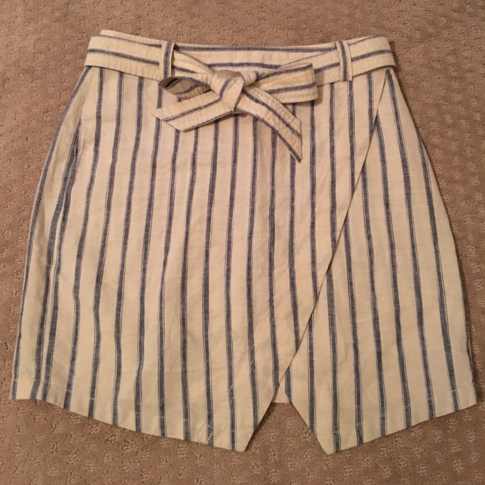 FINAL PRICE - Madewell stripe skirt - Size 4 - EUC