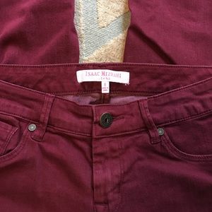 Isaac Mizrahi Jeans, maroon