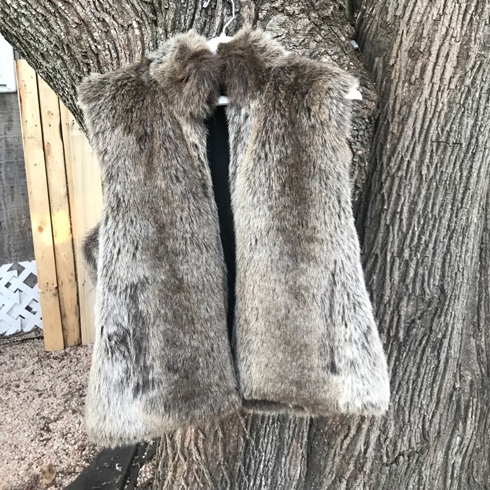 Beautiful Faux Fur Reversible Vest