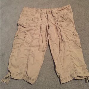Khaki Bermuda shorts