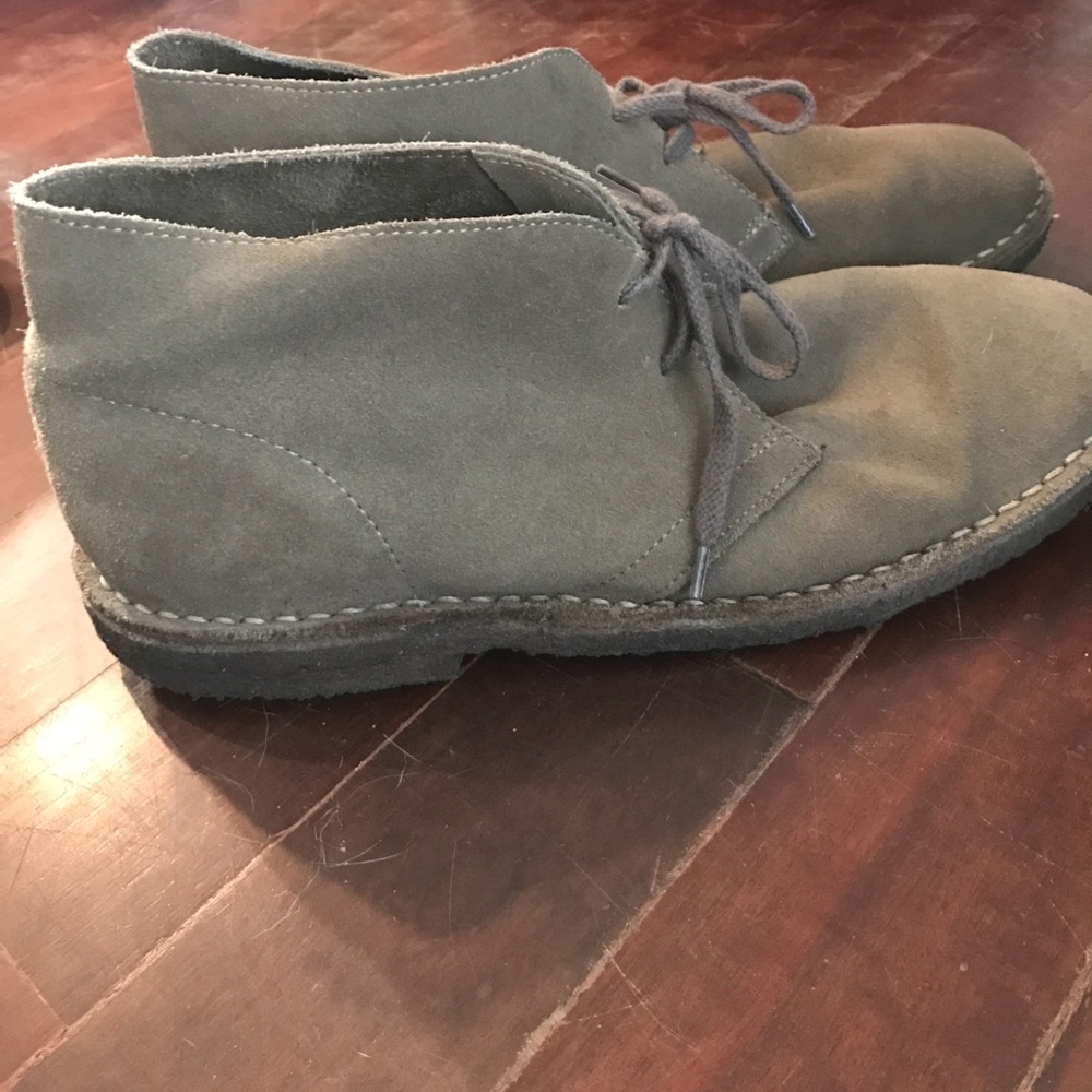 Men's suede low boots