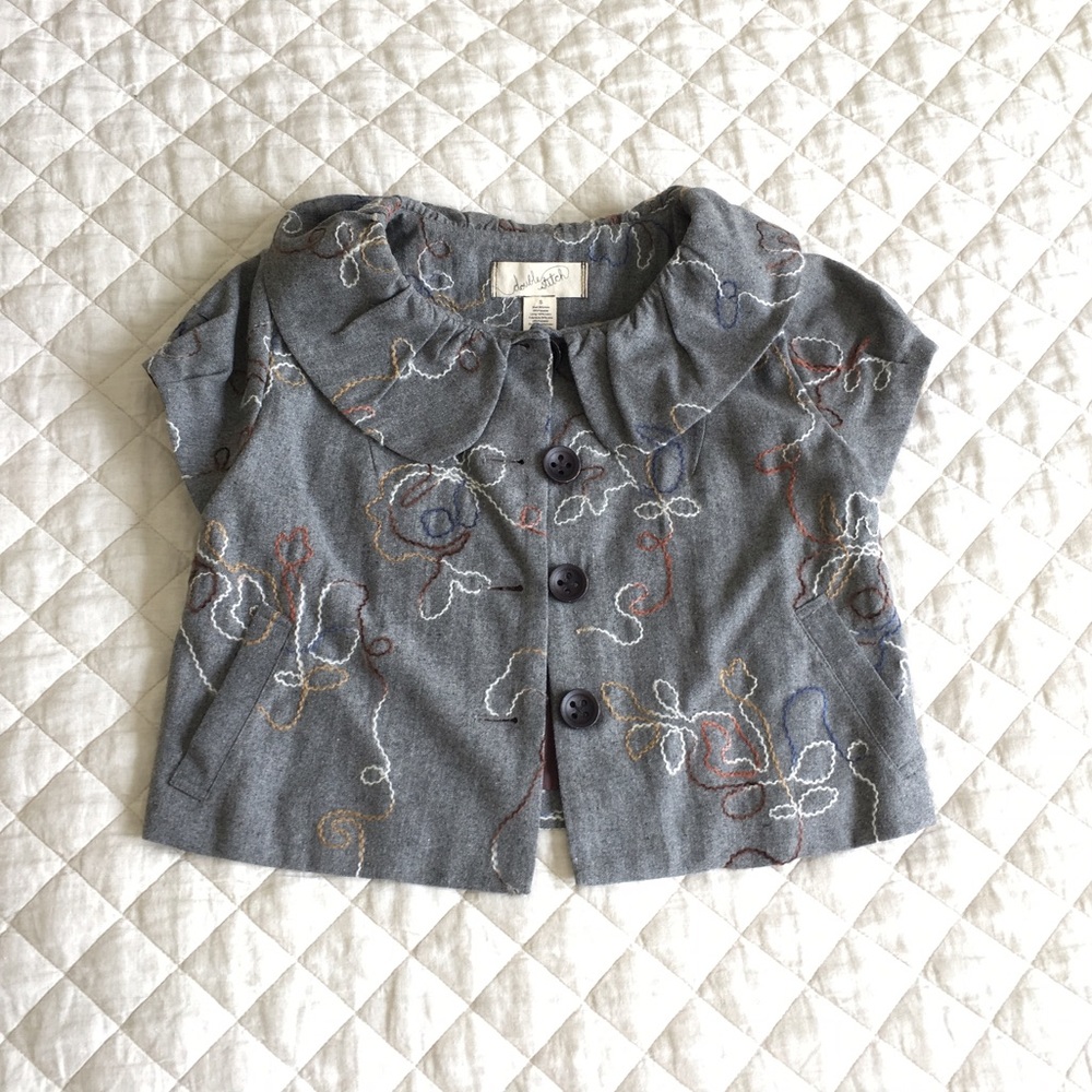 Anthropology Short Sleeve Cardigan