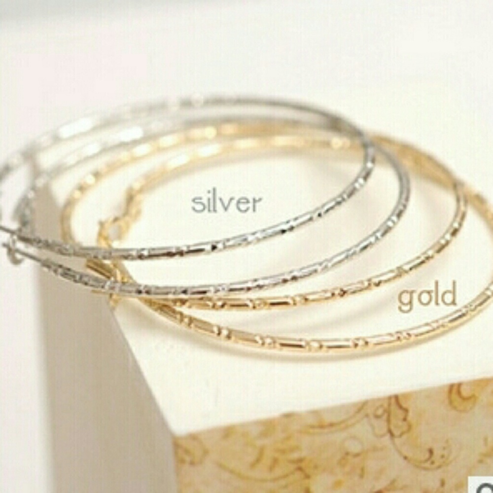 Hollow Circle Hoop Earrings