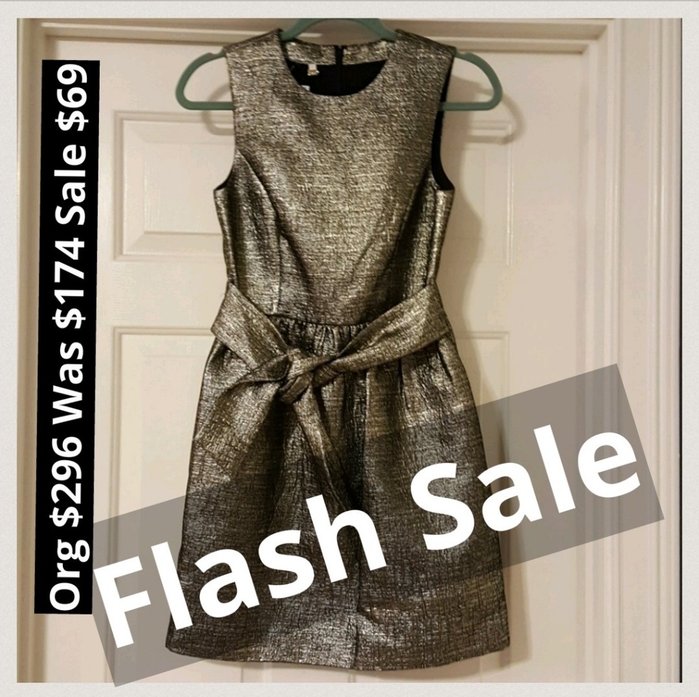 SALE 4. Collective gold party dress size 2 NWT
