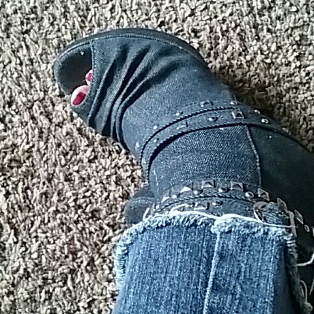 Carrion Denim Shoes - Picture 2 of 4