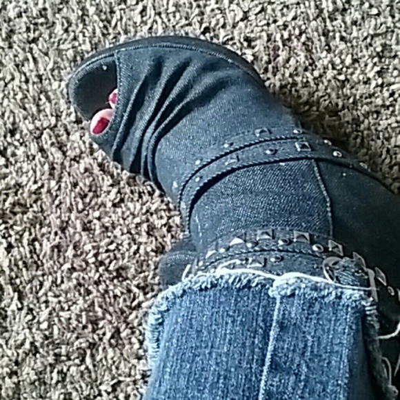 Carrion Denim Shoes - Picture 2 of 4