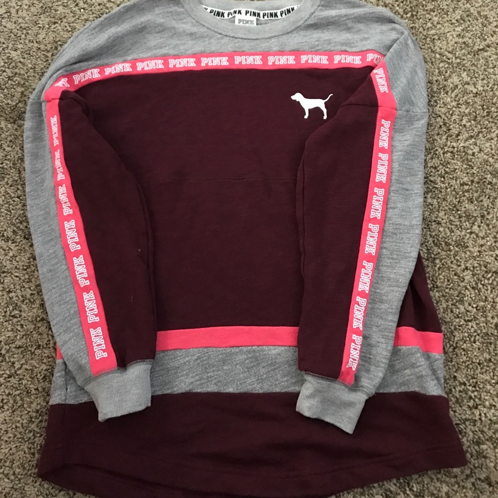 VS PINK crew neck pullover